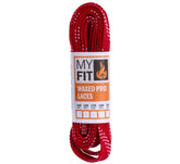 Lacet Roller Ciré Rouge